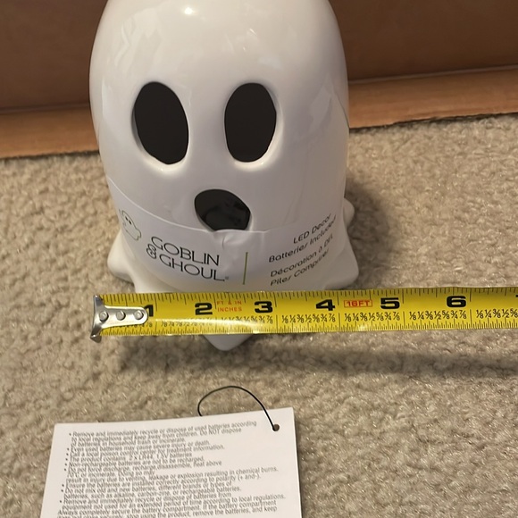 Goblin and Ghoul Halloween Ceramic Ghost-NEW - Picture 10 of 11